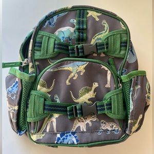 Pottery Barn Kids Mackenzie Mini Backpack. Green Dino print